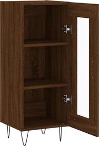 vidaXL Ντουλάπι Καφέ Δρυς 34,5 x 34 x 90 εκ. Επεξεργασμένο Ξύλο