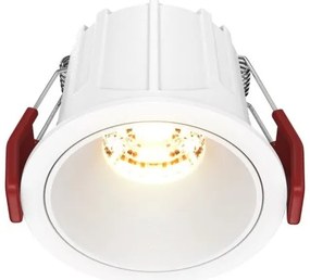 Χωνευτό Σποτ Φωτιστικό Οροφής LED 10W 2700K Downlight Alfa LED Maytoni-DL043-01-10W2.7K-RD-W-DE-Λευκό DL043-01-10W2.7K-RD-W-DE
