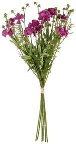 Τεχνητό Μπουκέτο Chrysanthemum 21329 50cm Purple GloboStar Ύφασμα