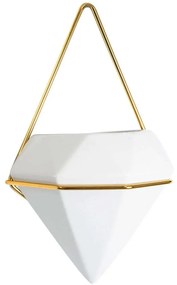 Κασπώ Louvre 20533 15x8x24cm White-Gold GloboStar Ceramic