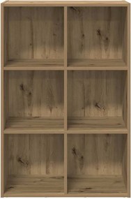 vidaXL Ντουλάπι βιβλίου/Σιδερένιο ντουλάπι Artisan Oak 66x30x98 cm