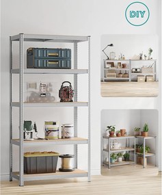 Μεταλλική Ραφιέρα Δαπέδου 5 Θέσεων (100x50x200) Songmics GLR050E01