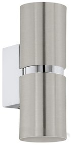 Φωτιστικό Τοίχου Led Passa 96261 Silver Eglo Metal
