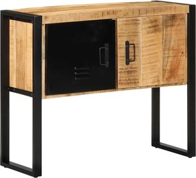 vidaXL Ντουλάπι κονσόλας 90x35x75 cm Μασίφ ακατέργαστο ξύλο Μάνγκο