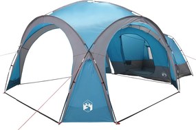 vidaXL Πορτοκαλί Σκηνή Μπλε 410 x 410 x 250 εκ Πολυεστέρας και Χάλυβας
