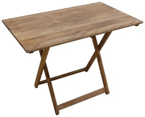 Τραπέζι Πτυσσόμενο Καρυδί Ξύλο 100x60x73cm