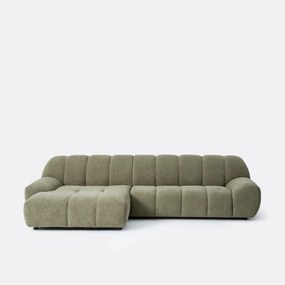 Γωνιακός καναπές αριστερός, ύφασμα jaguar, Nuria