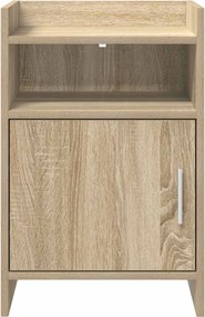 vidaXL Κομοδίνα Sonoma Δρυς 40 x 36 x 60 εκ Επεξεργασμένο Ξύλο