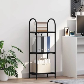 Ράφι Βιβλίων Μαύρη δρυς 40 x 30 x 109 εκ Επεξεργασμένο ξύλο