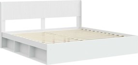 vidaXL Καλάθι με αποθήκη και κεφαλάρι Λευκό 200 x 200 cm