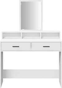 vidaXL Τραπέζι περιποίησης Λευκό 100 x 41 x 140 εκ. Επεξεργασμένο ξύλο