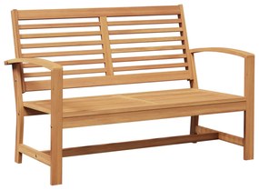 παγκάκι Καφέ 110 x 65 x 76,5 εκ Στερεό Ξύλο Τίκ