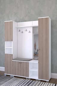 Stewehome Ντουλάπα εισόδου Λευκό 150x33x177 cm
