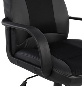 ΚΑΡΕΚΛΑ ΓΡΑΦΕΙΟΥ GAMING SIVIR  ΜΕ  ΜΑΥΡΟ PU 59x 60x115 εκ.