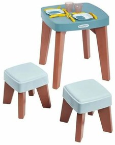 Τραπέζι με 2 καρέκλες Ecoiffier Πλαστική ύλη Πολύχρωμο (13 Τεμάχια)