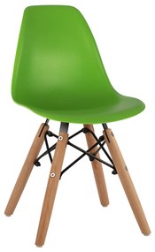 ΚΑΡΕΚΛΑ TWIST KID ΤΜΧ.HM8453.03 ΜΕ ΞΥΛΙΝΑ ΠΟΔΙΑ &ΠΡΑΣΙΝΟ ΚΑΘΙΣΜΑ 30,5Χ33Χ59 ΕΚ