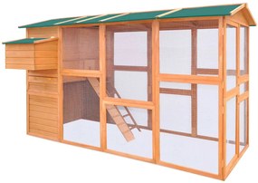 vidaXL Κοτέτσι 295 x 163 x 170 εκ. Ξύλινο