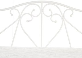 Κρεβάτι Houston 576, Μονόκλινο, Άσπρο, 90x200, Μέταλλο, Τάβλες για Κρεβάτι, 99x210x89cm, 23 kg | Epipla1.gr