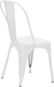 Καρέκλα Utopia λευκό μέταλλο 44x44x85εκ 44x44x85 εκ.