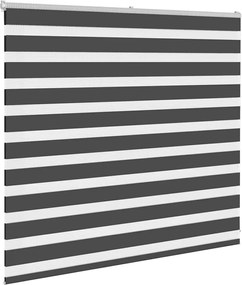 vidaXL Ζέβρα τυφλή Μαύρο Πλάτος υφάσματος 150,9 εκ. Πολυεστέρας