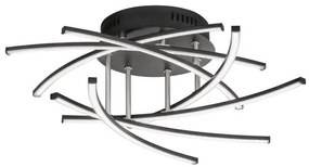 Φωτιστικό Οροφής LED Μαύρο Visby 21290 Fischer Honsel-21290-Μαύρο 21290