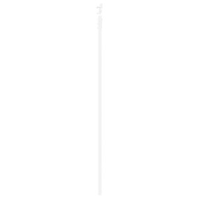 vidaXL Συρόμενη Πόρτα Λευκό 86 x 198.5 cm Ξύλο και μέταλλο