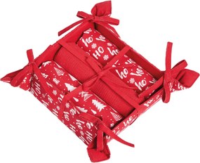 Χριστουγεννιάτικο Σετ Δώρου (4τμχ) Das Home Christmas 0910 Red