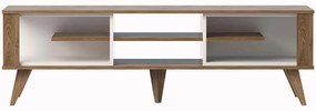 Έπιπλο Τηλεόρασης Ionis 875ZNA3042 160x35x52,5cm Oak-White