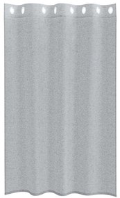 vidaXL Κουρτίνες με κουρτίνες 2 pcs Σκούρο γκρι 140x175cm Πολυεστέρας