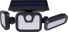 Ηλιακό φωτιστικο LED - 28.5x7cm - Μαύρο