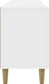 vidaXL Ντουλάπι TV 102 x 34,5 x 50 εκ. Λευκό Επεξεργασμένο Ξύλο