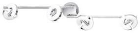 Σποτ Φωτιστικό Οροφής Donut Λευκό-Χρώμιο 23284 Fischer Honsel-23284-Λευκό - Χρώμιο 23284