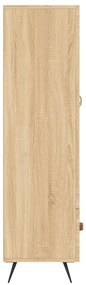 vidaXL Ντουλάπα Sonoma Δρυς 69,5 x 31 x 115 εκ. από Επεξεργασμένο Ξύλο