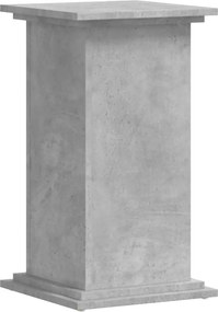 vidaXL Βάσεις Φυτών Γκρι Σκυρ. 33x33x60 εκ. Επεξεργασμένο Ξύλο