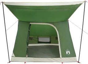 vidaXL Σκηνή Camping 2 ατόμων Αδιάβροχο Πράσινο ταφτάς