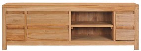 vidaXL Έπιπλο Τηλεόρασης 120 x 30 x 40 εκ. από Μασίφ Ξύλο Teak