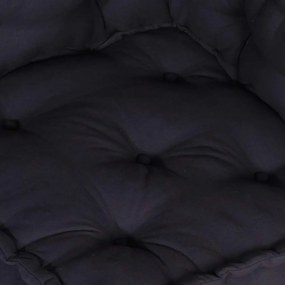 Modular Pouffe Anthracite 70x70x54 ύφασμα - Ανθρακί