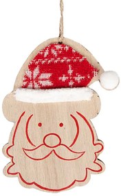 Χριστουγεννιάτικο Ξύλινο Στολίδι Άγιος Βασίλης 4955