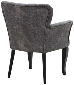 Πολυθρόνα Samara pakoworld ύφασμα γκρι antique 67x62x78εκ