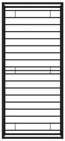 vidaXL Πλαίσιο Κρεβατιού Μαύρο 100 x 200 εκ. Μεταλλικό