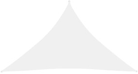 Πανί Σκίασης Τρίγωνο Λευκό 5 x 5 x 6 μ. από Ύφασμα Oxford - Λευκό