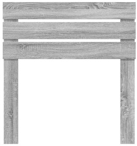 vidaXL Κεφαλάρι Γκρίζο Σονομα 90 cm Επεξεργασμένο ξύλο