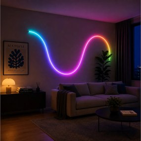 ΤΑΙΝΊΕΣ LED RAINBOW NEON EFFECT LED STRIP 5M USB M8 LA0173