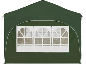 vidaXL Αυτοσχέδιο Μόρφωση 574 x 289 x 245 cm Πράσινο Ύφασμα Όξφορντ