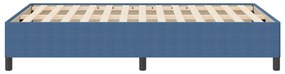 vidaXL Κρεβάτι Μπλε 120x200 εκ. από Κορδέτα
