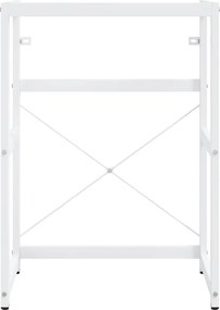 vidaXL Έπιπλο Μπάνιου Λευκό 59 x 38 x 83 εκ. Σιδερένιο