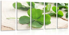 Εικόνα 5 μερών πράσινα τετράποδα - 100x50