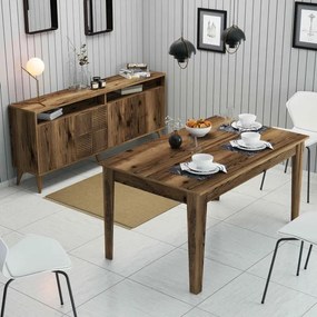 Stewehome Σετ Τραπεζαρίας Μοντέρνος Σχεδιασμός 145x88x75 cm