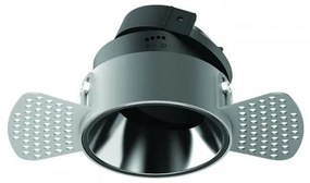 Downlight Οροφής Trimless GU10 10W IP20 Ασπρόμαυρο S127 Zambelis-S127-Μαύρο-Λευκό S127
