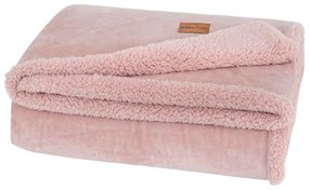 Κουβέρτα Καναπέ Nuan Powder Pink Nima 130X170 Πολυέστερ
